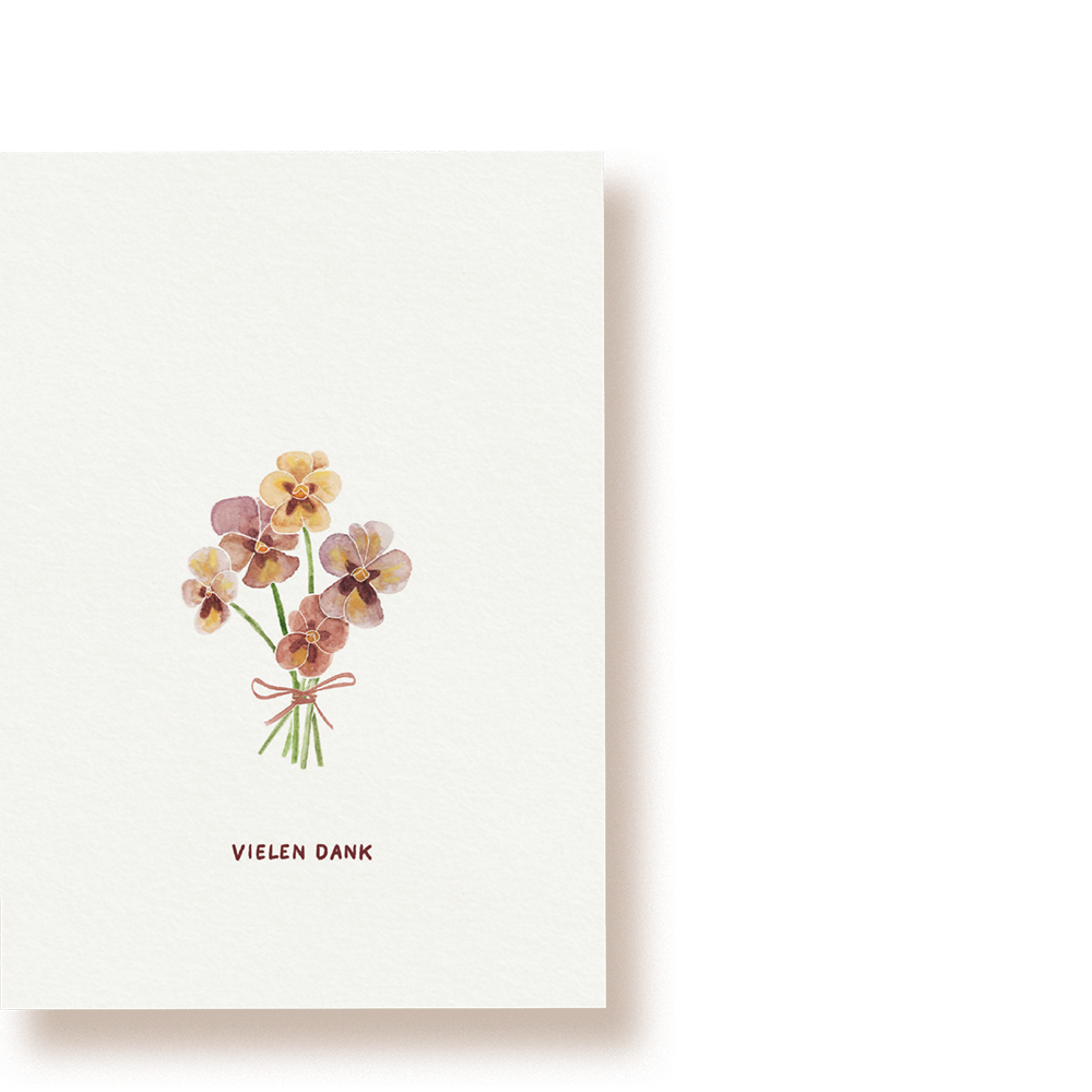 Stiefmütterchen | Postkarte