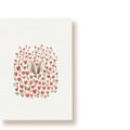 Hase im Tulpenfeld | Postkarte