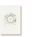 Weihnachtskranz | Postkarte