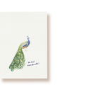 Pfau - du bist wundervoll! | Postkarte