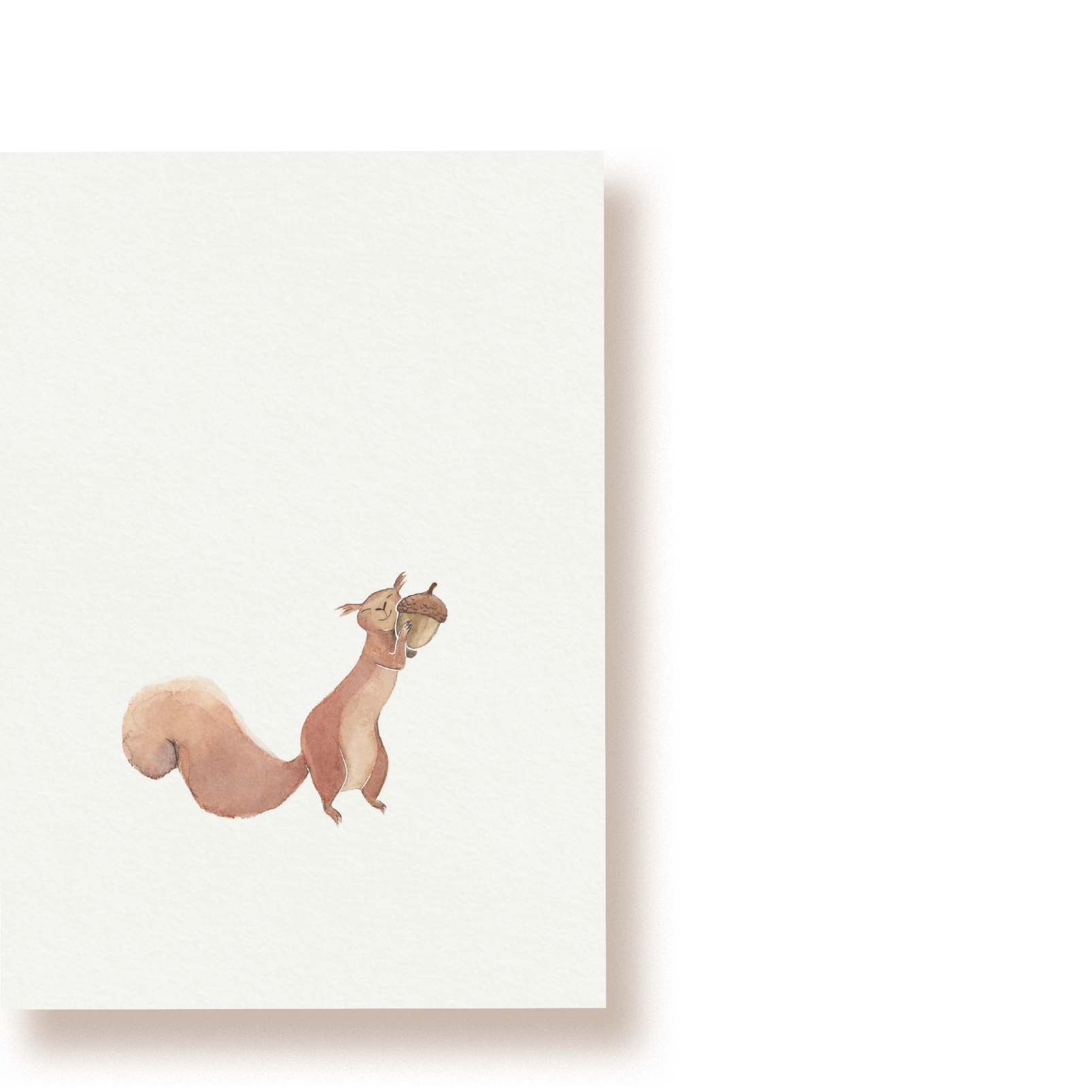 Eichhörnchen hug | Postkarte