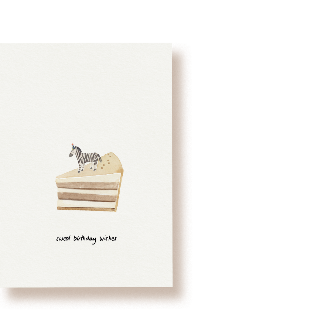 Zebrakuchen | Postkarte