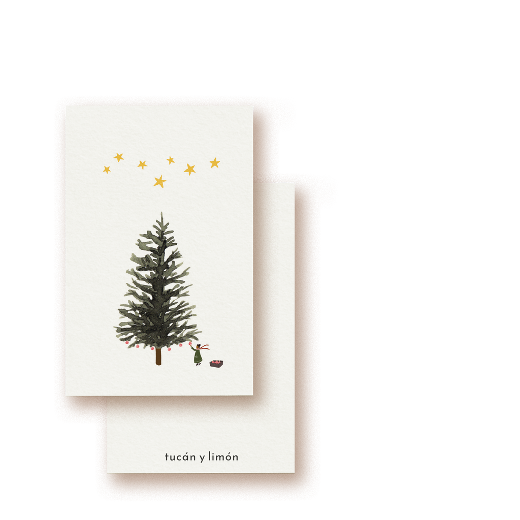 Tannenbaum Geschenkkarte tiny card
