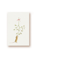 Maus mit Mistelzweig Geschenkkarte tiny card