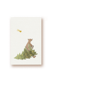 Bär und Weihnachtsbaum Geschenkkarte tiny card