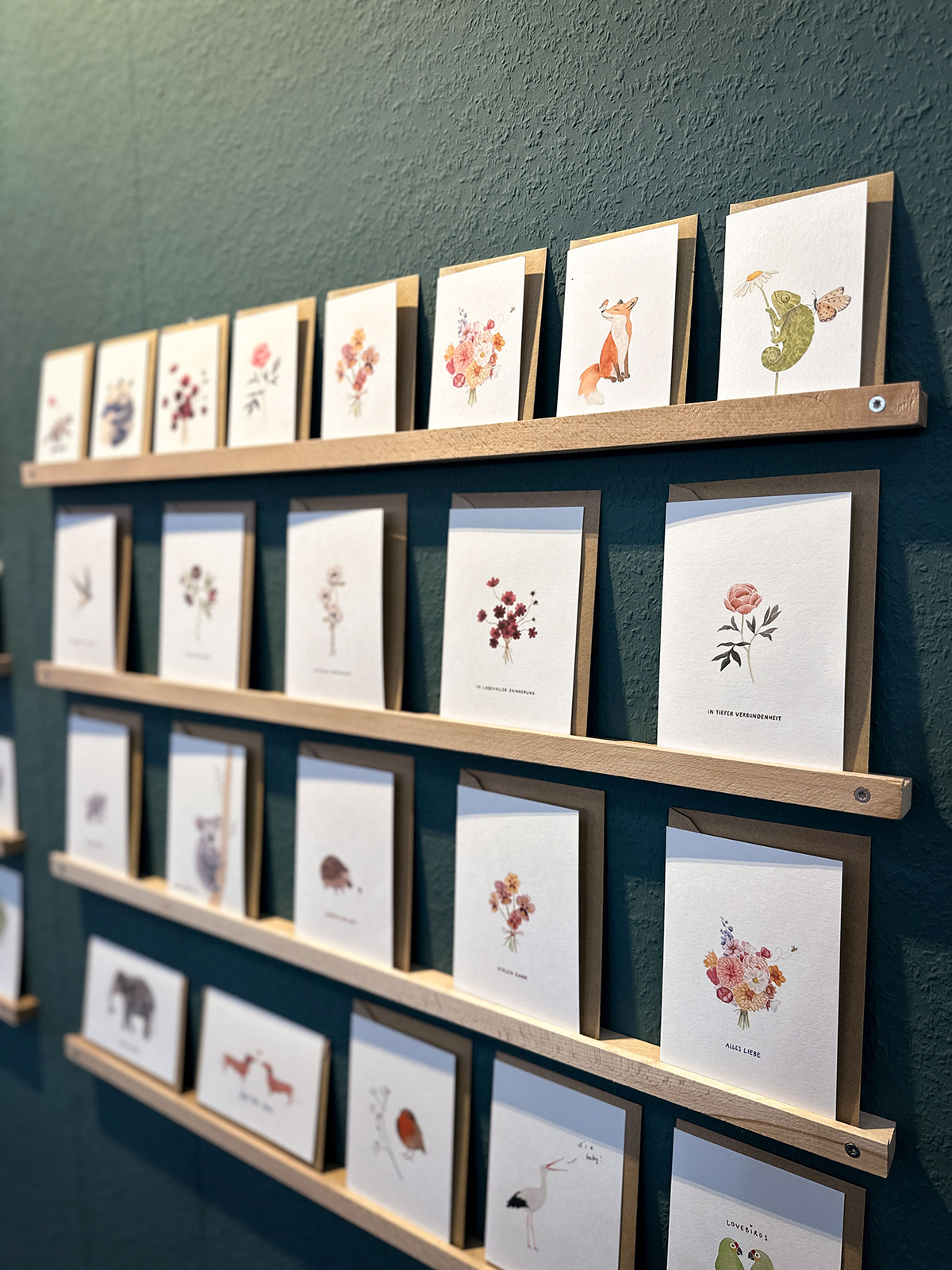 Gruß- und Trauerkarten mit handgemalten Aquarellmotiven von tucán y limón