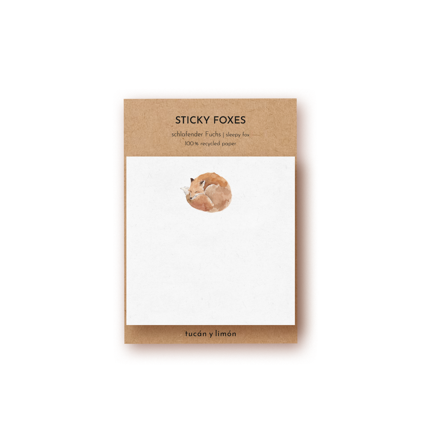 sticky foxes | schlafender Fuchs