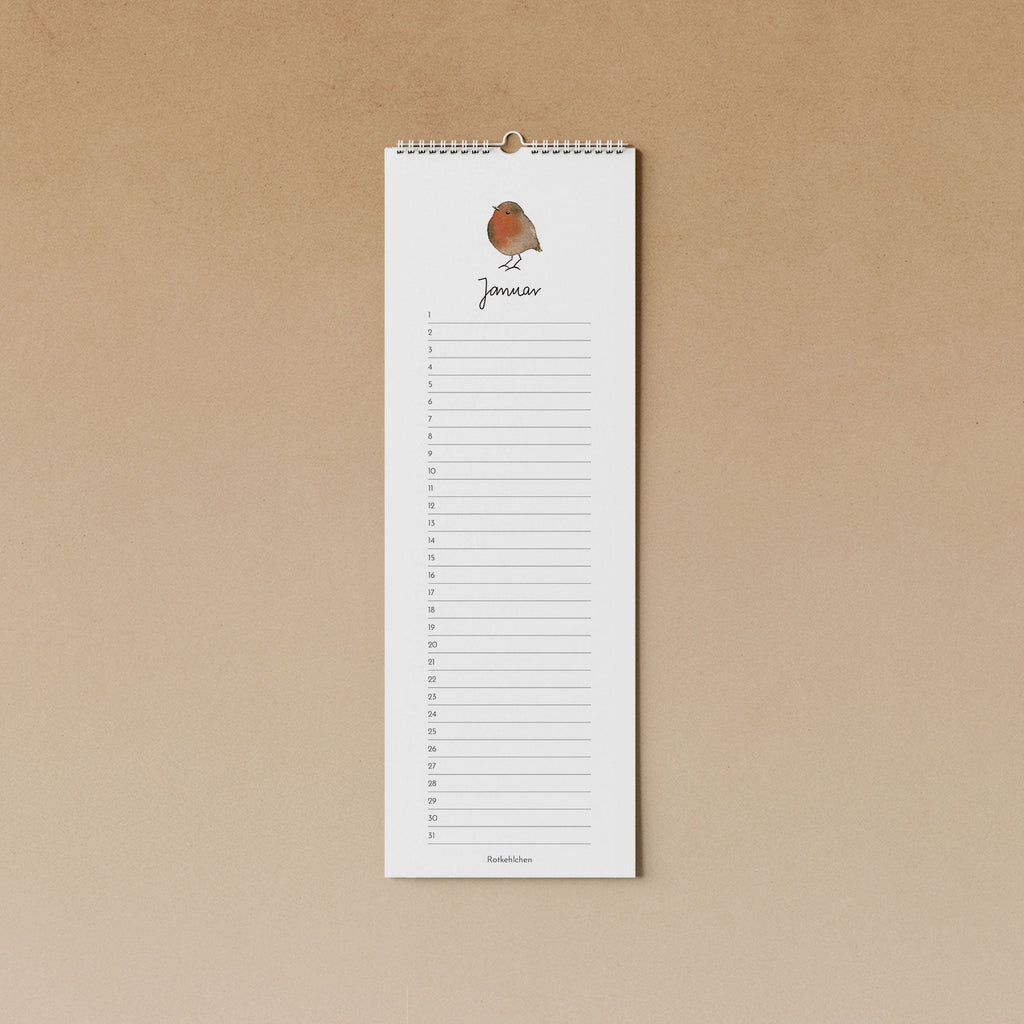 Gartenvögel | immerwährender Kalender