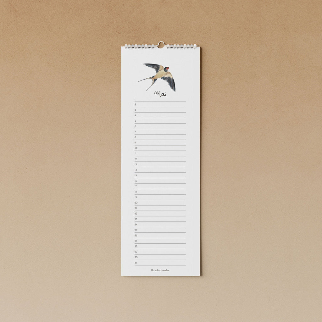 Gartenvögel | immerwährender Kalender
